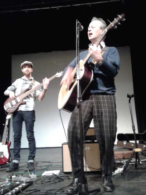 Jed Dmochowski began the evening with a short set of both original solo material and from his punk-mod-pop combo The VIP's